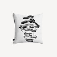 Tema e Variazioni cushion n. 18 - Black & White