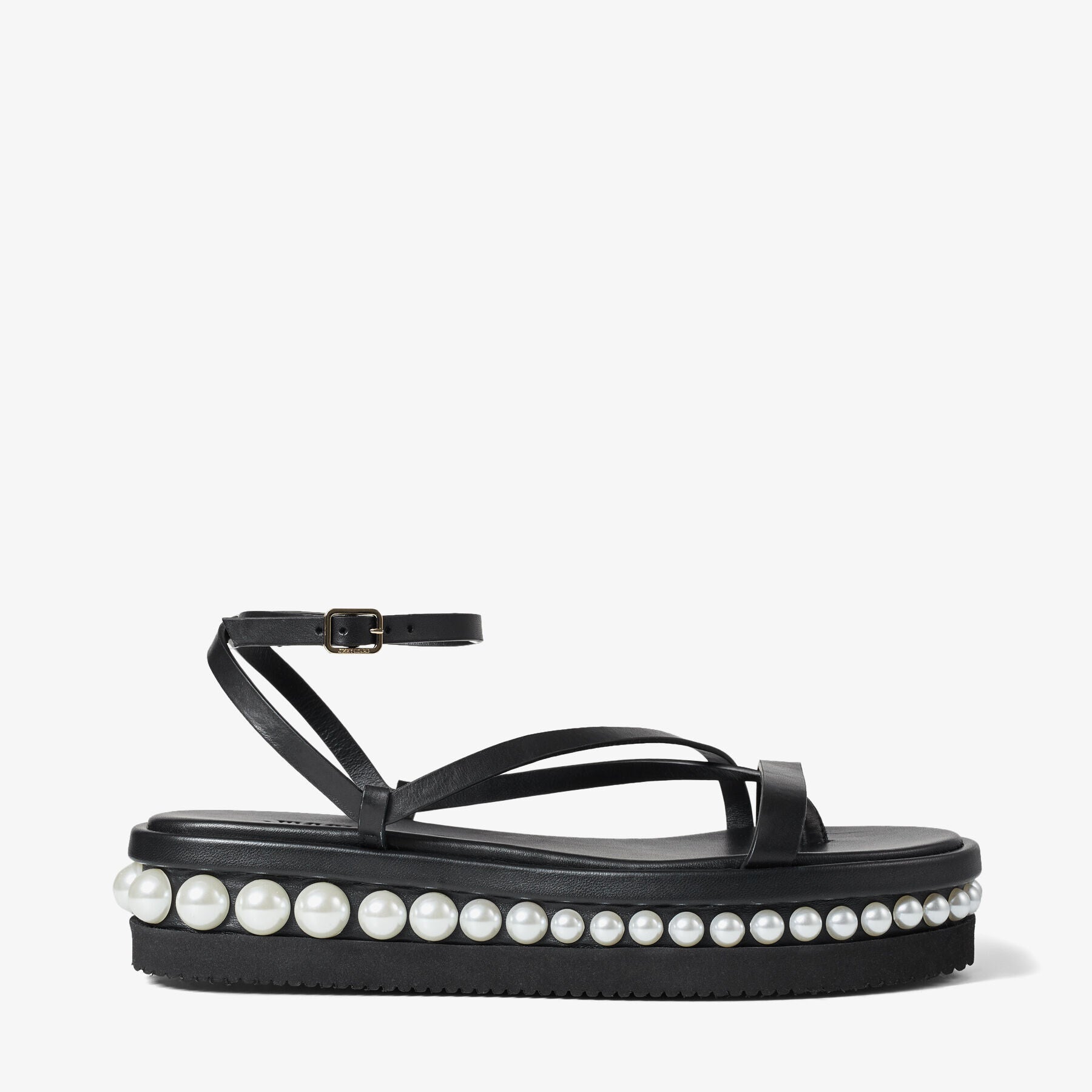 ZNO STOCK 0 / Reco 150 BLACK/WHITE Casual Wedge PINE FLAT