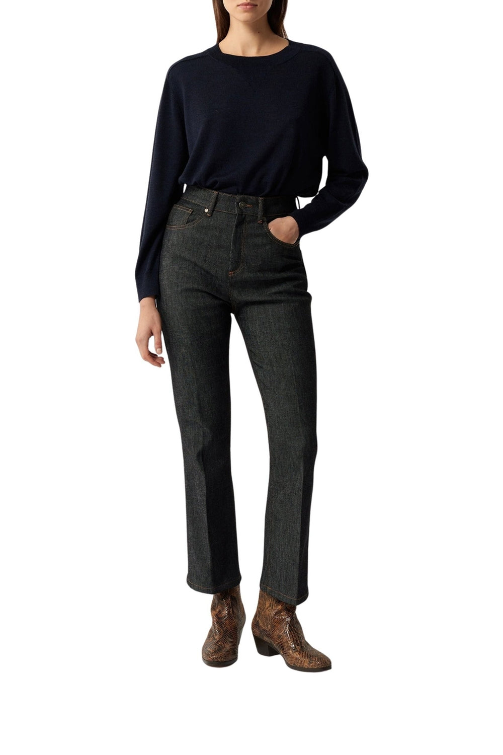 DENIM BRUT NOIR JEAN PATTE ELEPHANT FRANCISCO