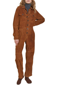 Combinaison Pipe en daim - Brown