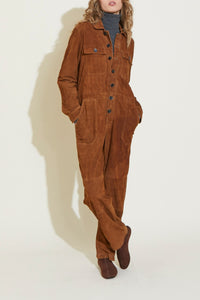 Combinaison Pipe en daim - Brown