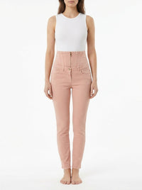 Pantalon slim à taille corset - Nudo