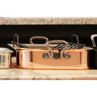 Plat à four 35x25cm M'150CI en inox