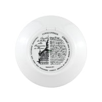 Cupola S.Ivo Sapienza porcelain plate - Gold & Black & White