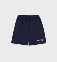 Play Tennis Gym Short - Navy & White