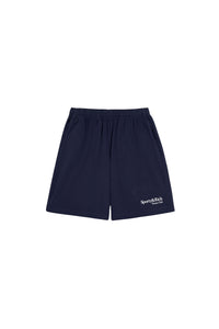 Short de sport Play Tennis - Bleu Marine & Blanc