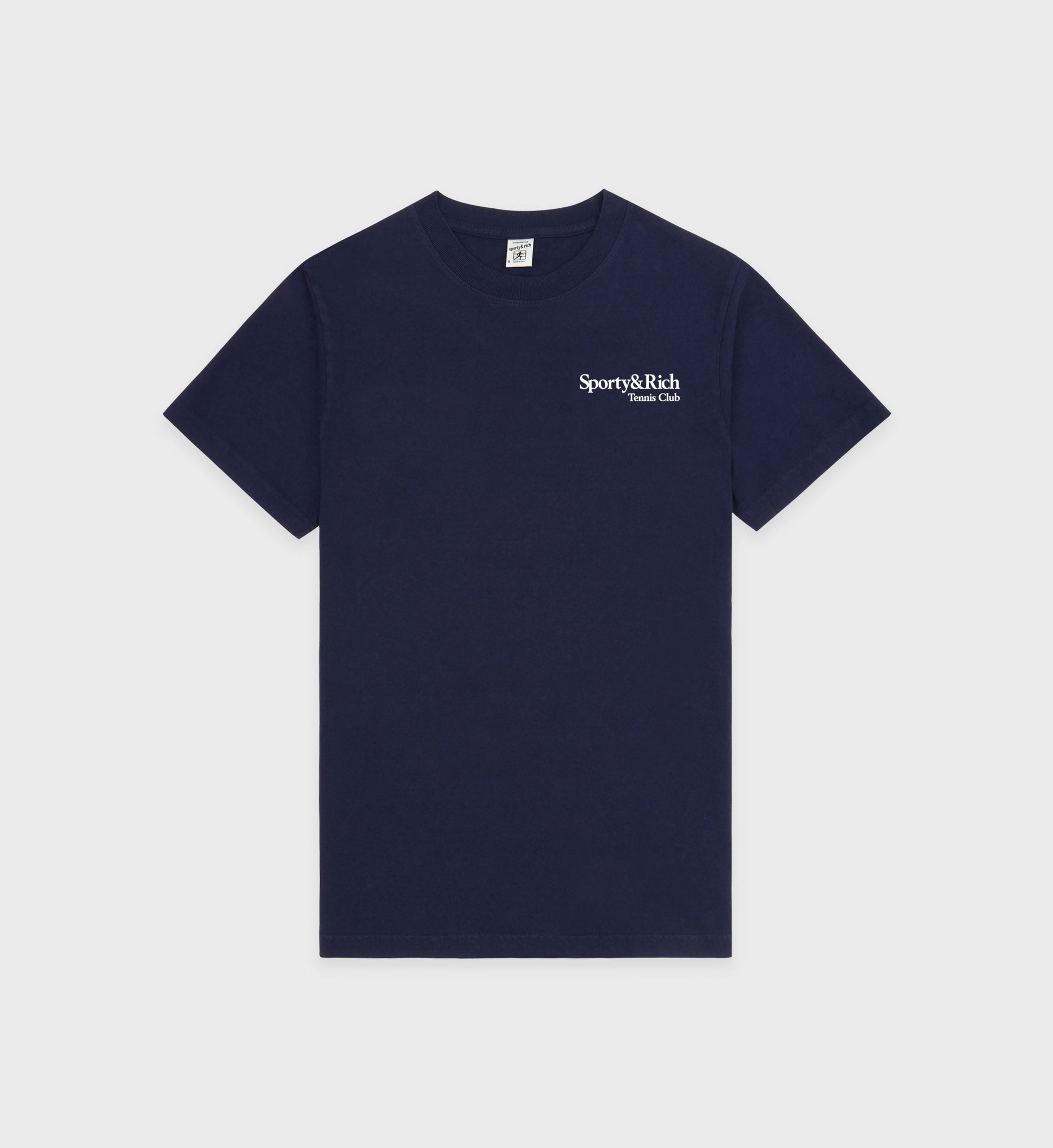 Play Tennis T-Shirt - Navy & White