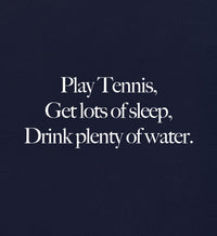 Play Tennis T-Shirt - Navy & White