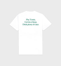 T-shirt Play Tennis à impression - White