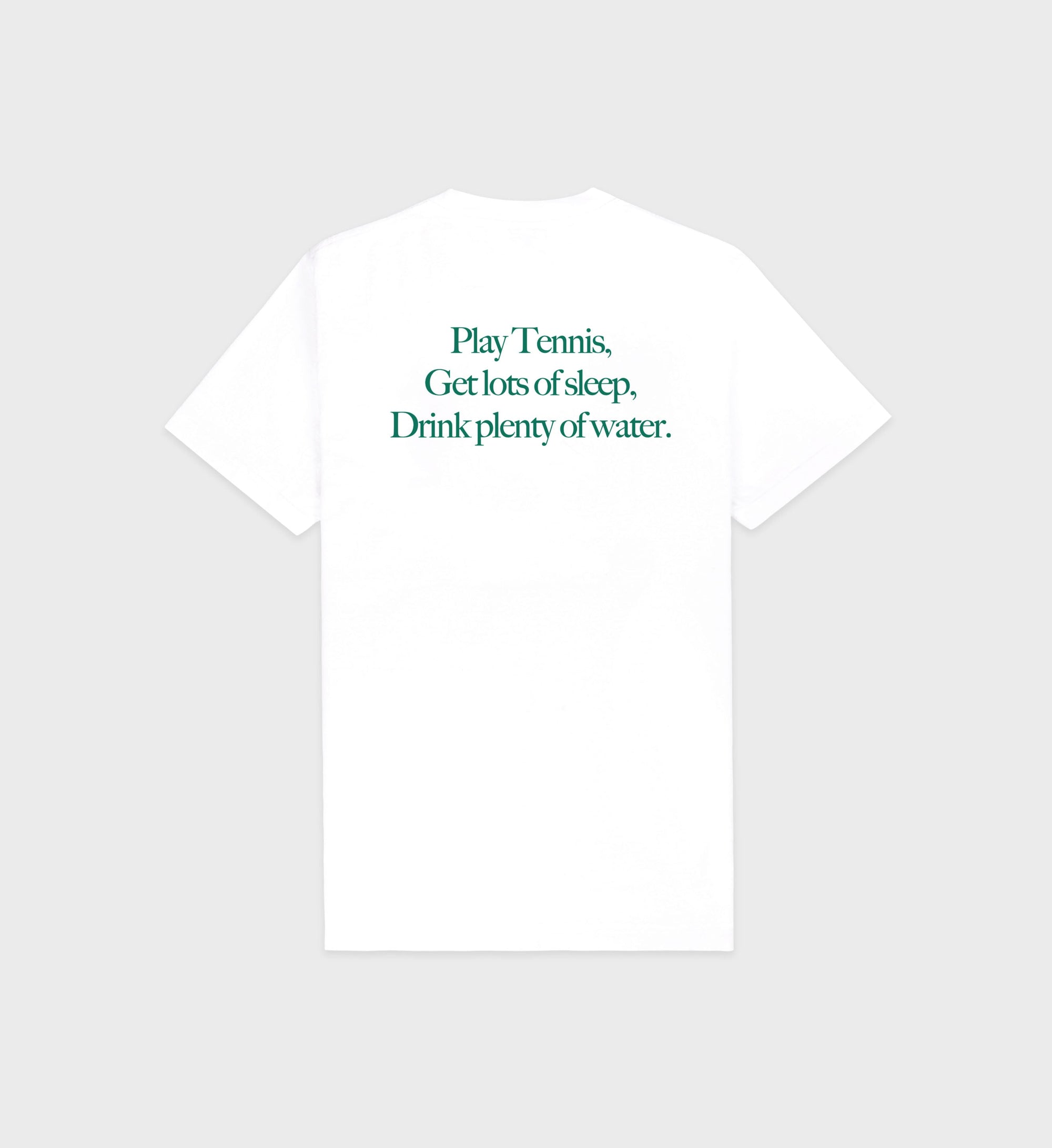 T-shirt Play Tennis à impression - White