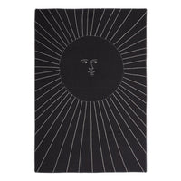 Solitudine Wool Throw - Black