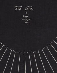 Solitudine Wool Throw - Black