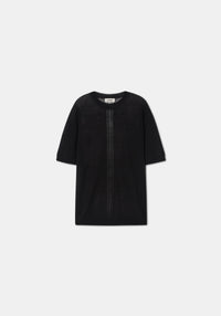 T-shirt Pliny en lin - Black