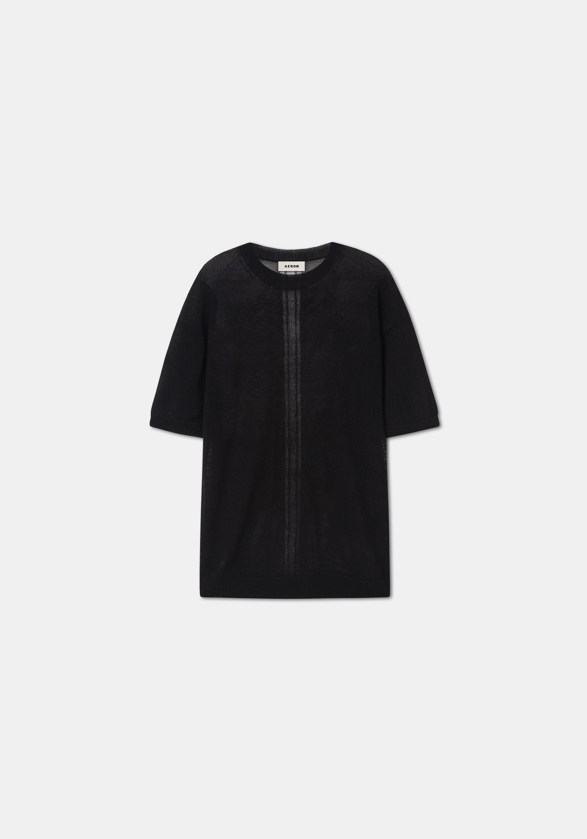 T-shirt Pliny en lin - Black