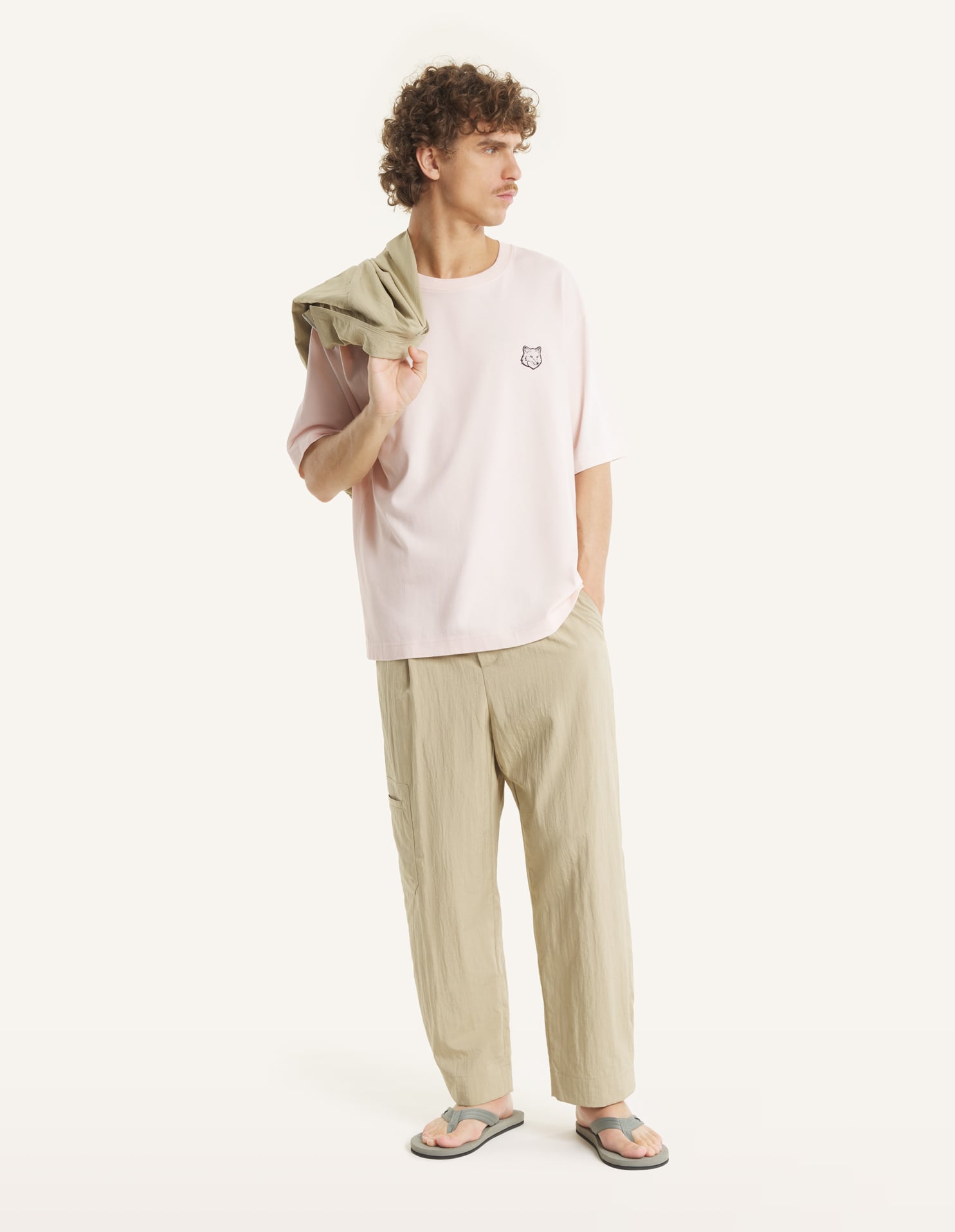 Fox Head Oversize Tee-Shirt - Mauve