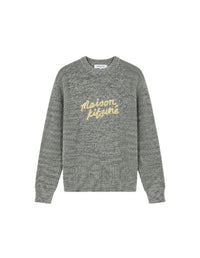 Pull gaufré Handwriting - Sencha Green
