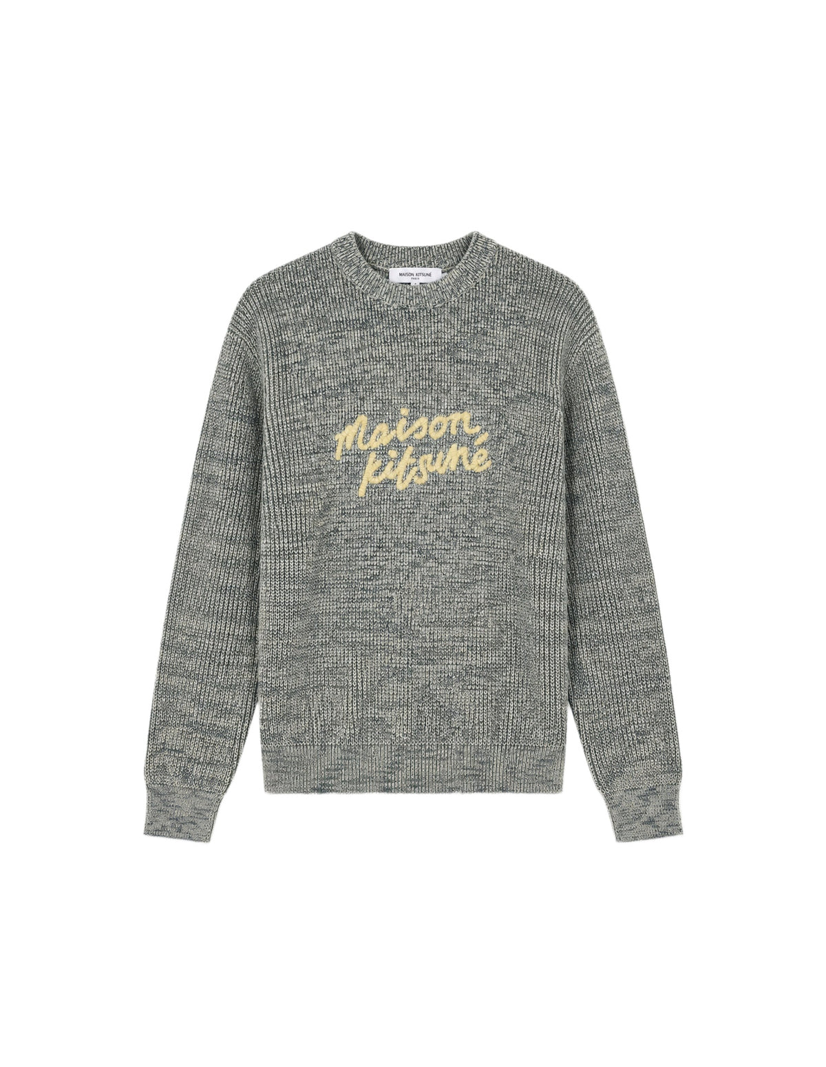 Pull gaufré Handwriting - Sencha Green