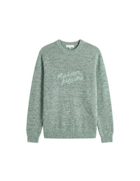 Pull gaufré Handwriting - Grey Blue