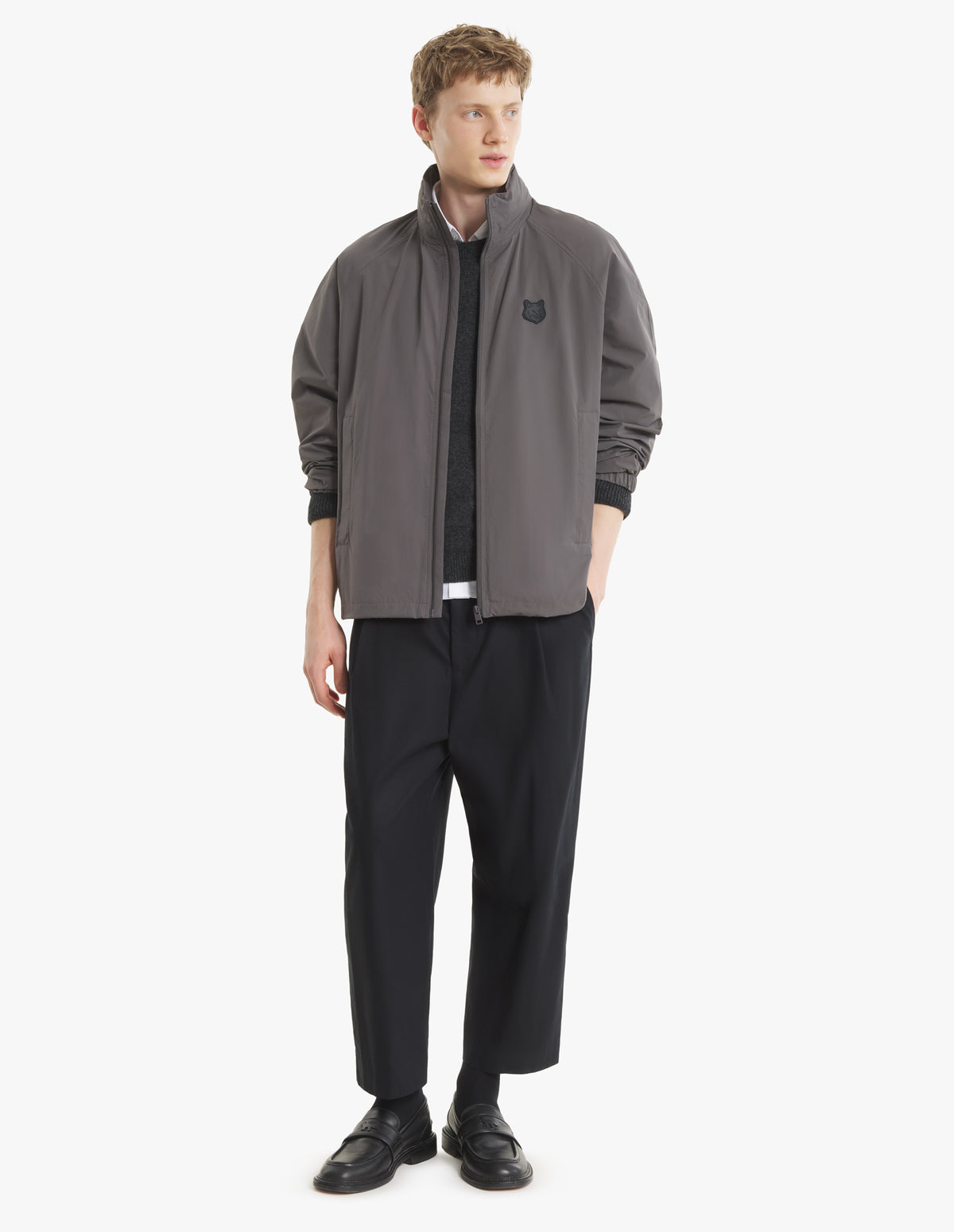 Fox Head Windbreaker - Charcoal