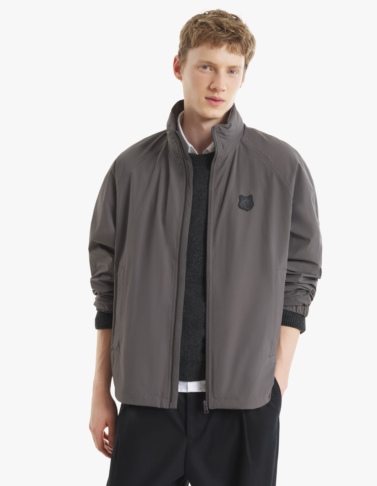 Fox Head Windbreaker - Charcoal