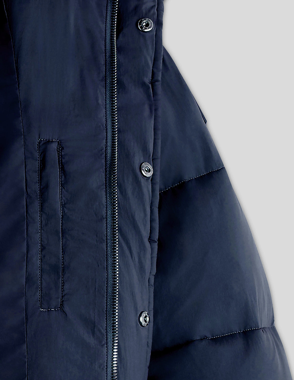 Quilted Puffer - Classic Navy