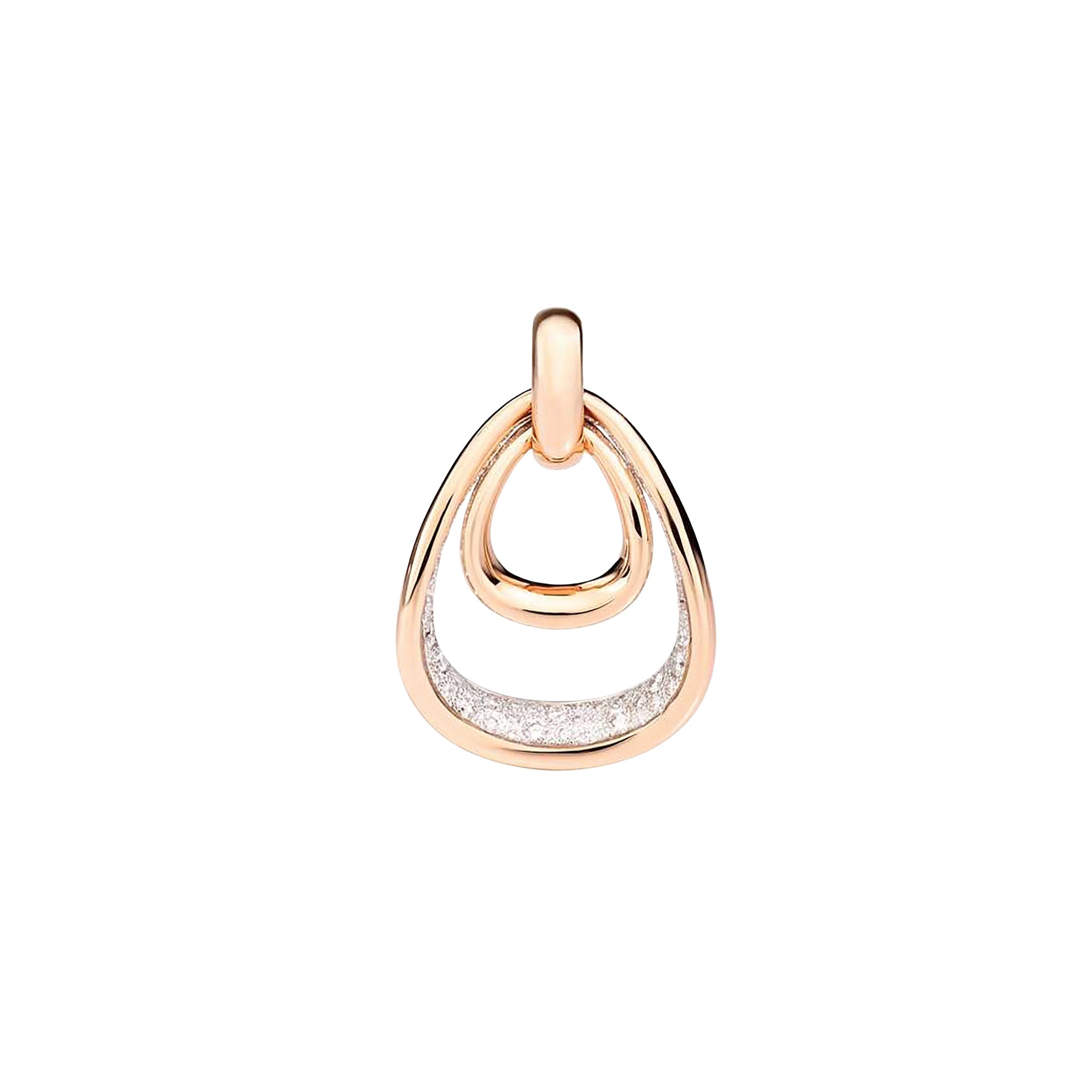 Pendentif Fantina en Or rose 18K & Diamant
