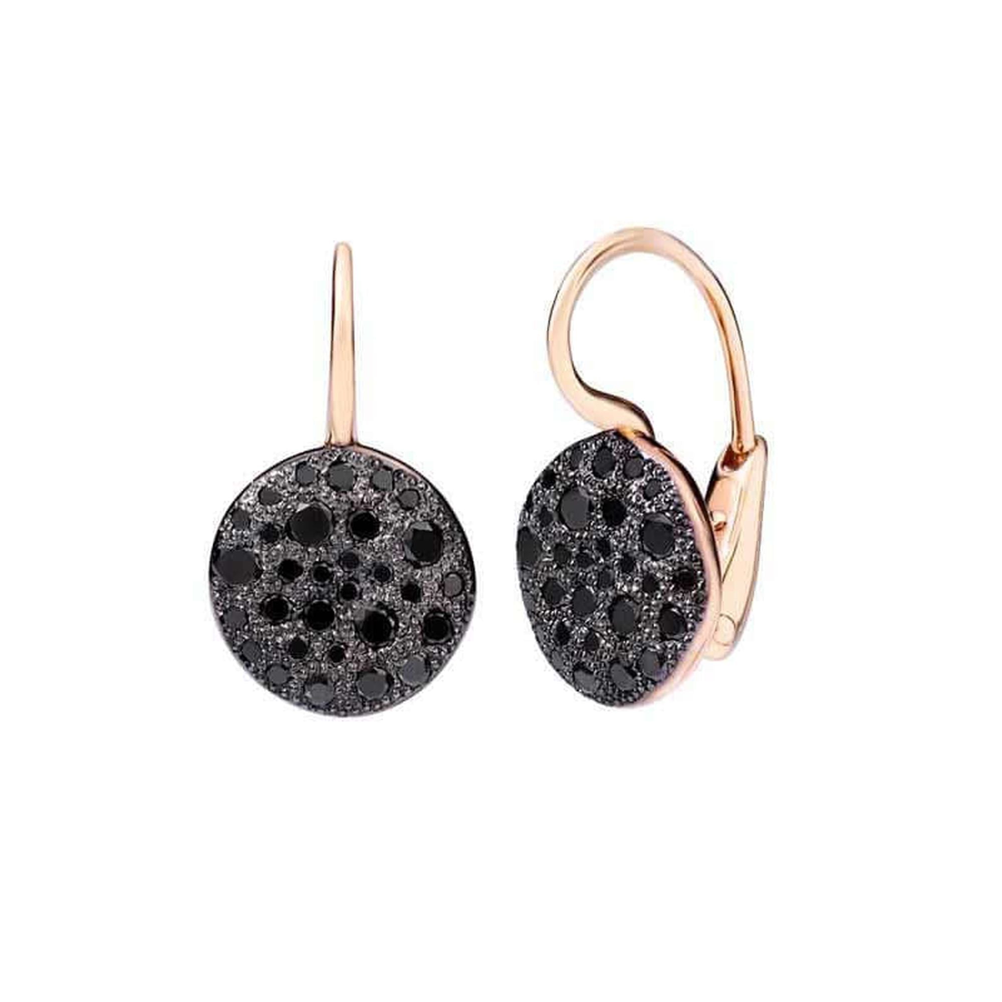 Boucles d'oreilles Sabbia en Or rose 18K & Diamant