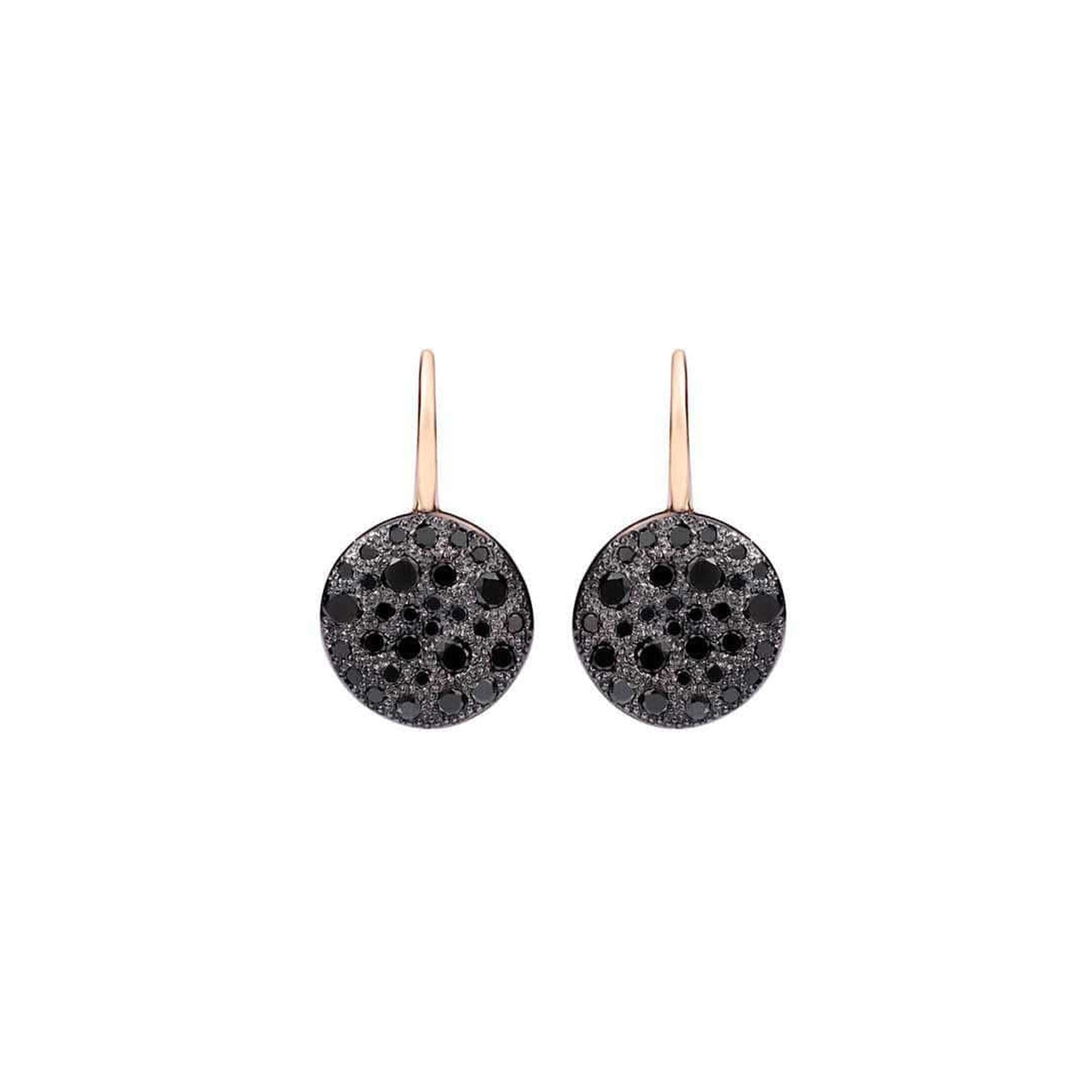 Boucles d'oreilles Sabbia en Or rose 18K & Diamant