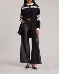Chemise longue Poésie - Black