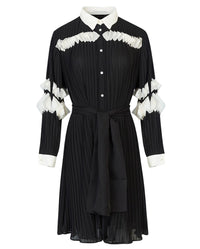 Chemise longue Poésie - Black