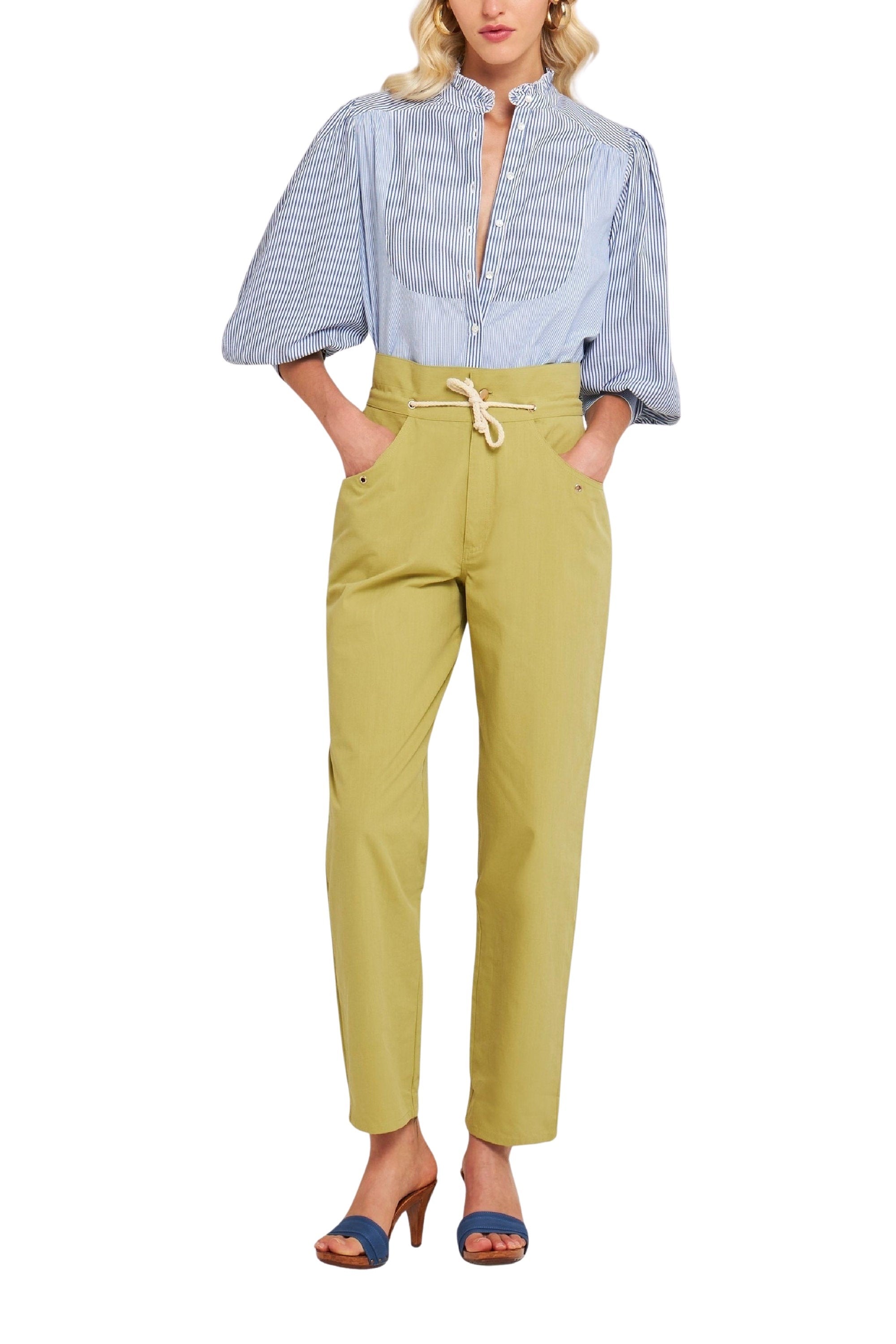 BLUE POLETTE BLOUSE