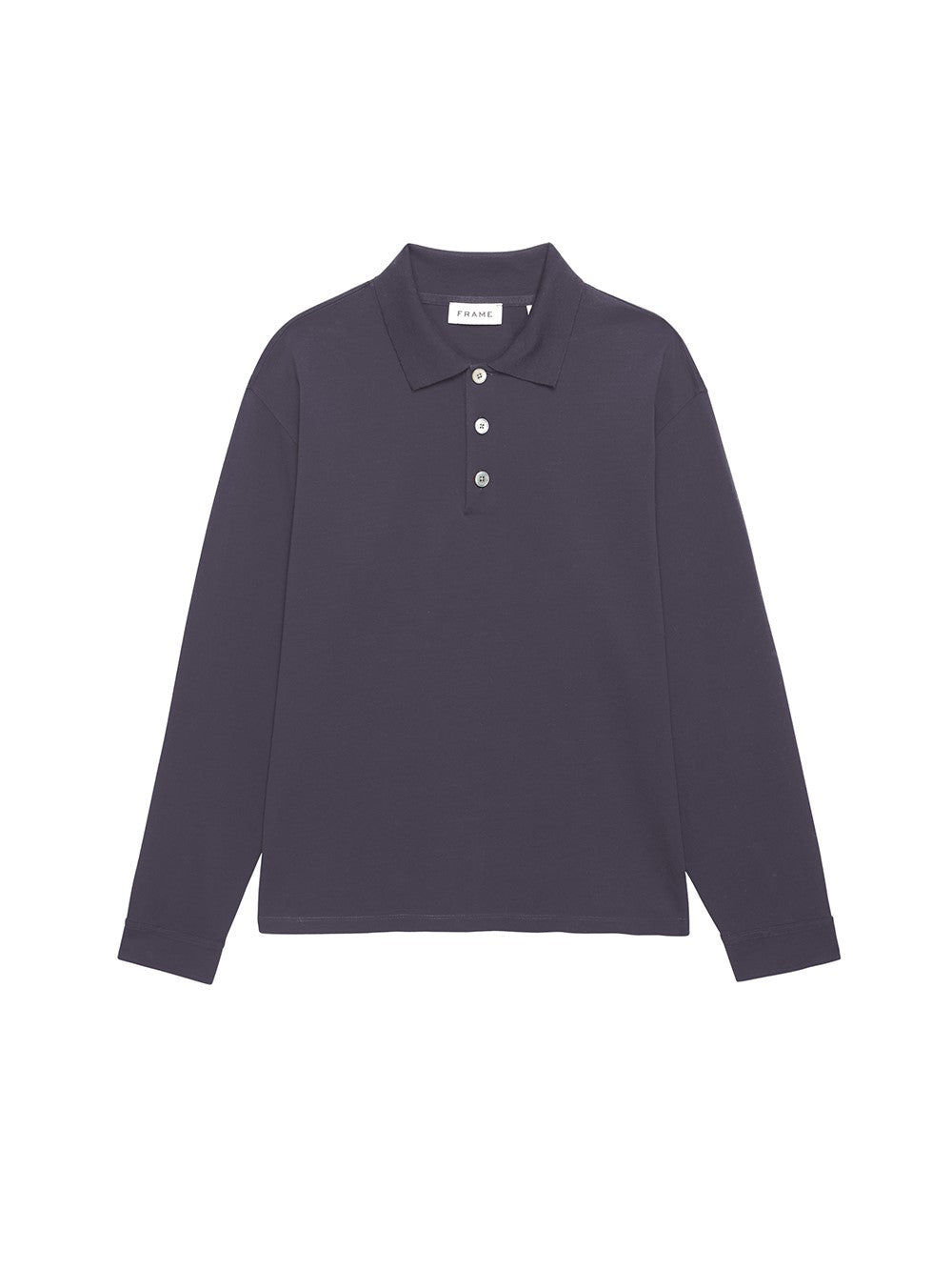 L/S PIQUE POLODARK NAVY