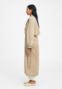 Trench-coat Poppy classique - Clay