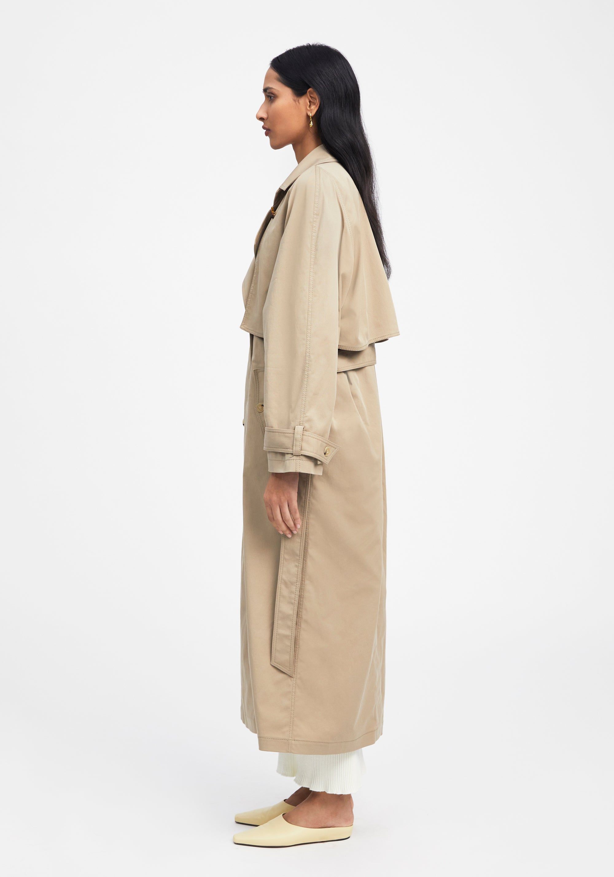 Trench-coat Poppy classique - Clay