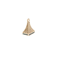 Pendentif Poppy en or jaune sertie de diamant - Diamant & Topaze & Améthyste