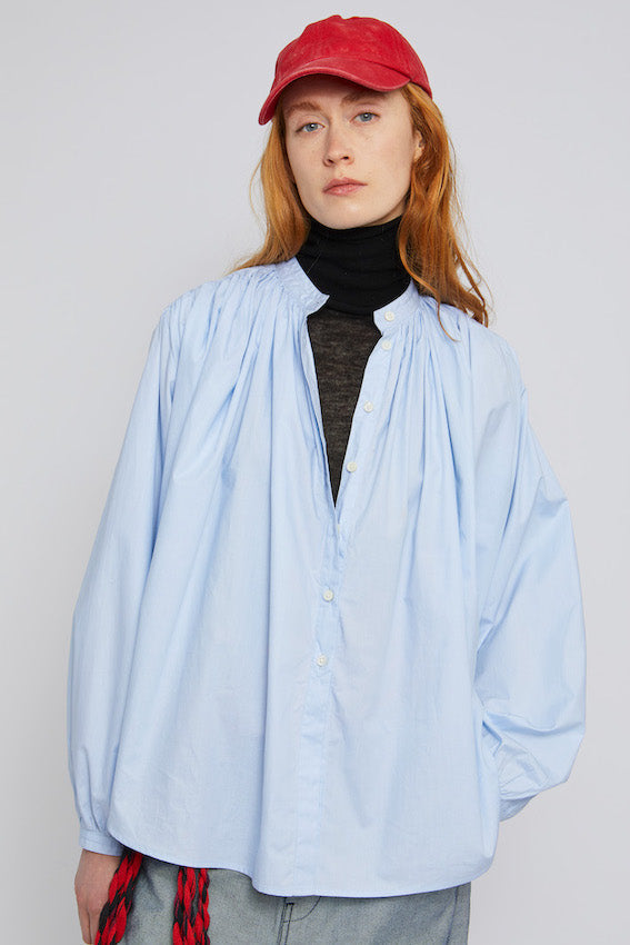ZNOSTOCK_BLUE SHIRT POPY - Blue