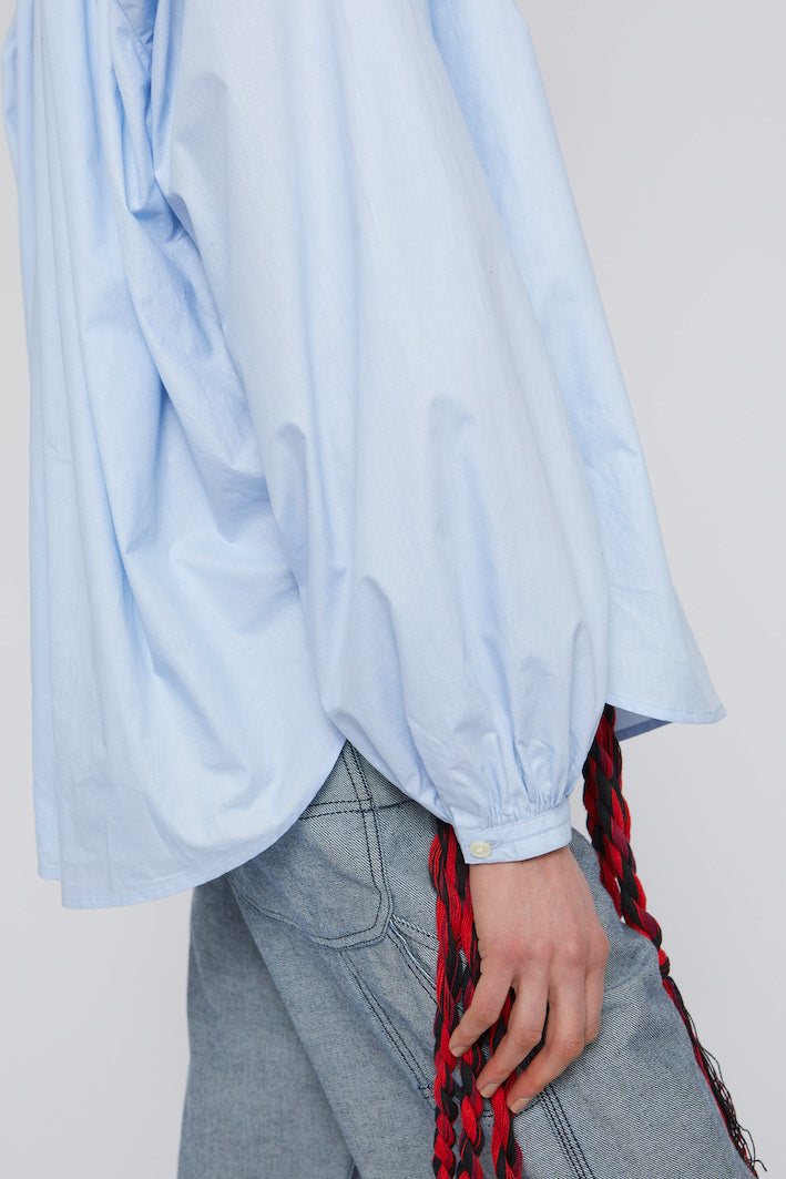 ZNOSTOCK_BLUE SHIRT POPY - Blue
