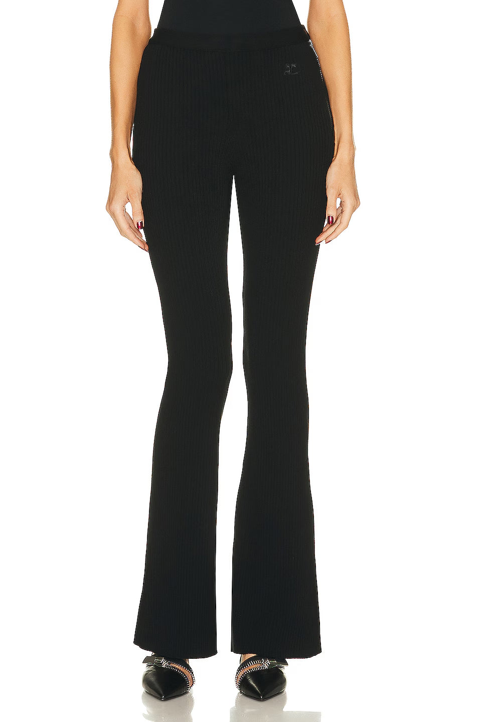 ICONIC RIB KNIT FLARE PAN