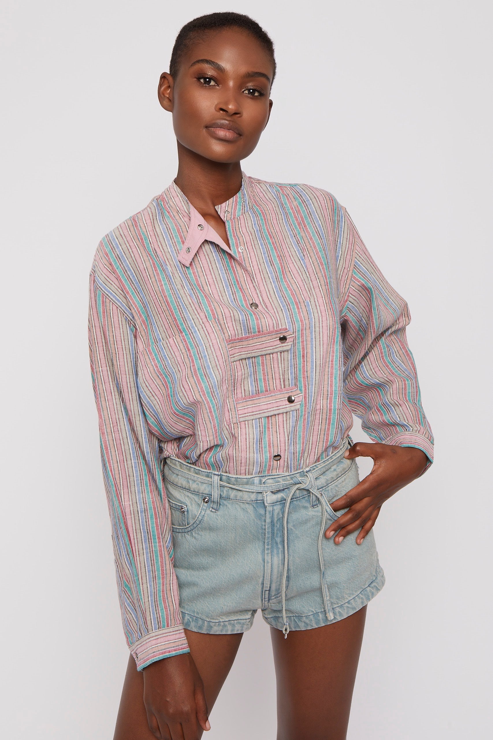 ZNOSTOCK_STRIPES SHIRT POTATO - Stripes