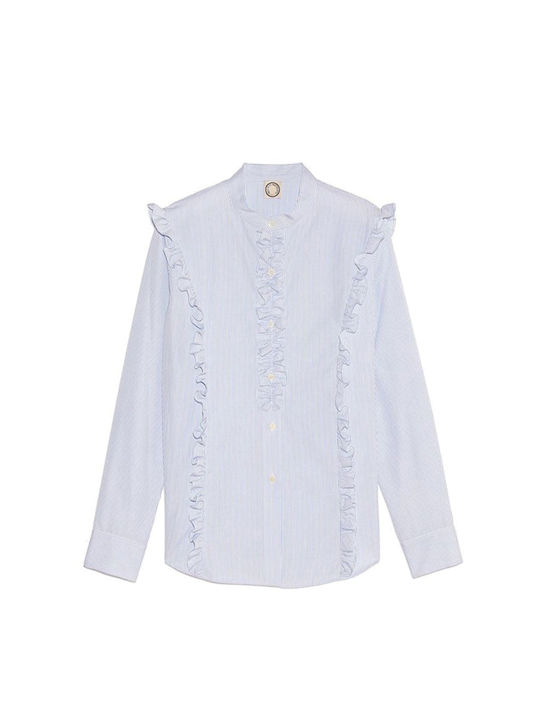 2qty RELIQUAT 90€ 50%  / Chemise Prairy à volant - Blue Multicolor