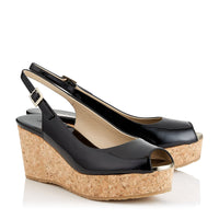 ZNO STOCK 0 DJV 2/1 ST 50% Prix 150 / Reco 150 BLACK Casual Wedge PRAISE