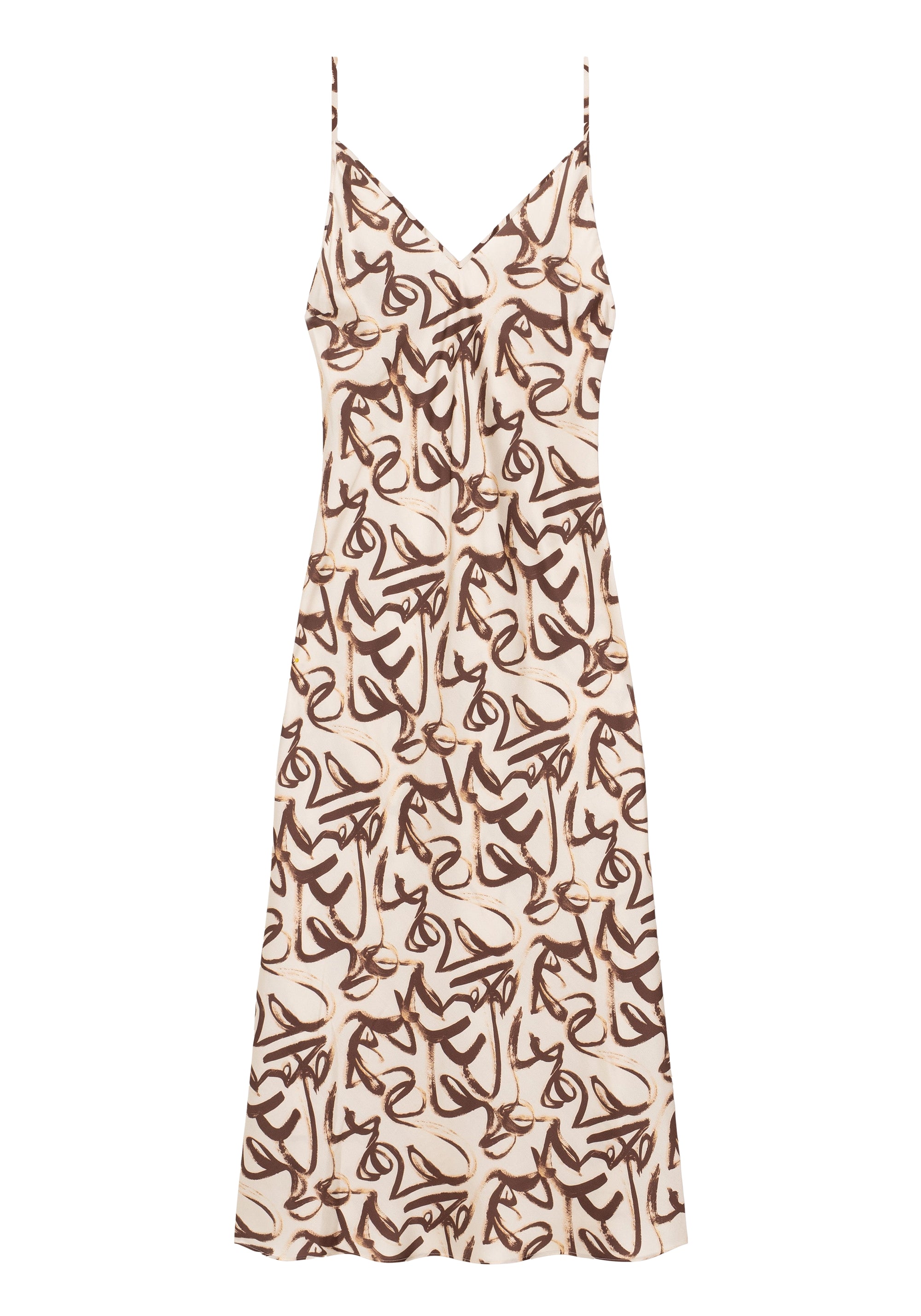 Robe longue Prima en soie mélangée - Sienna