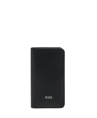Coque de téléphone Iphone 11 Pro Max en cuir - Black & Silver