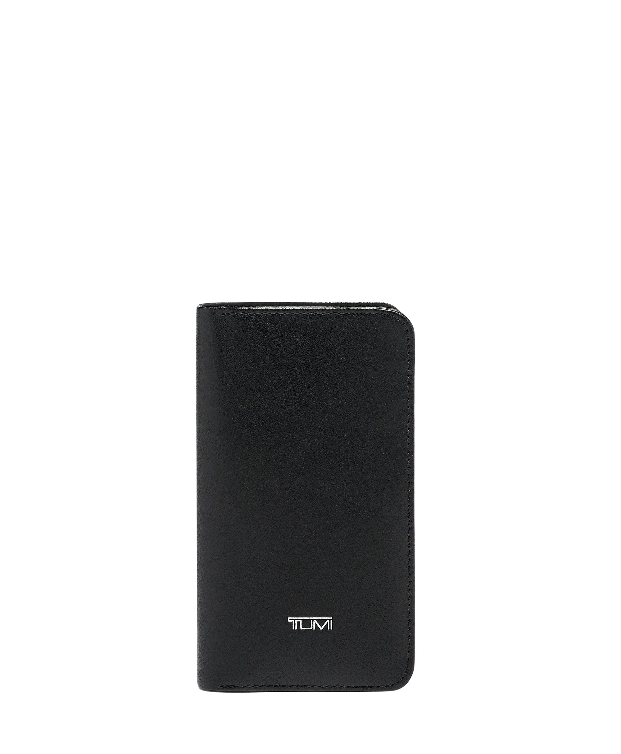Coque de téléphone Iphone 11 Pro Max en cuir - Black & Silver