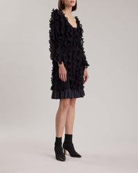 Robe Prose à manches mi-longues - Black