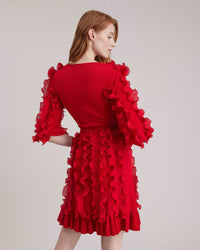 Robe Prose à manches mi-longues - Tango Red