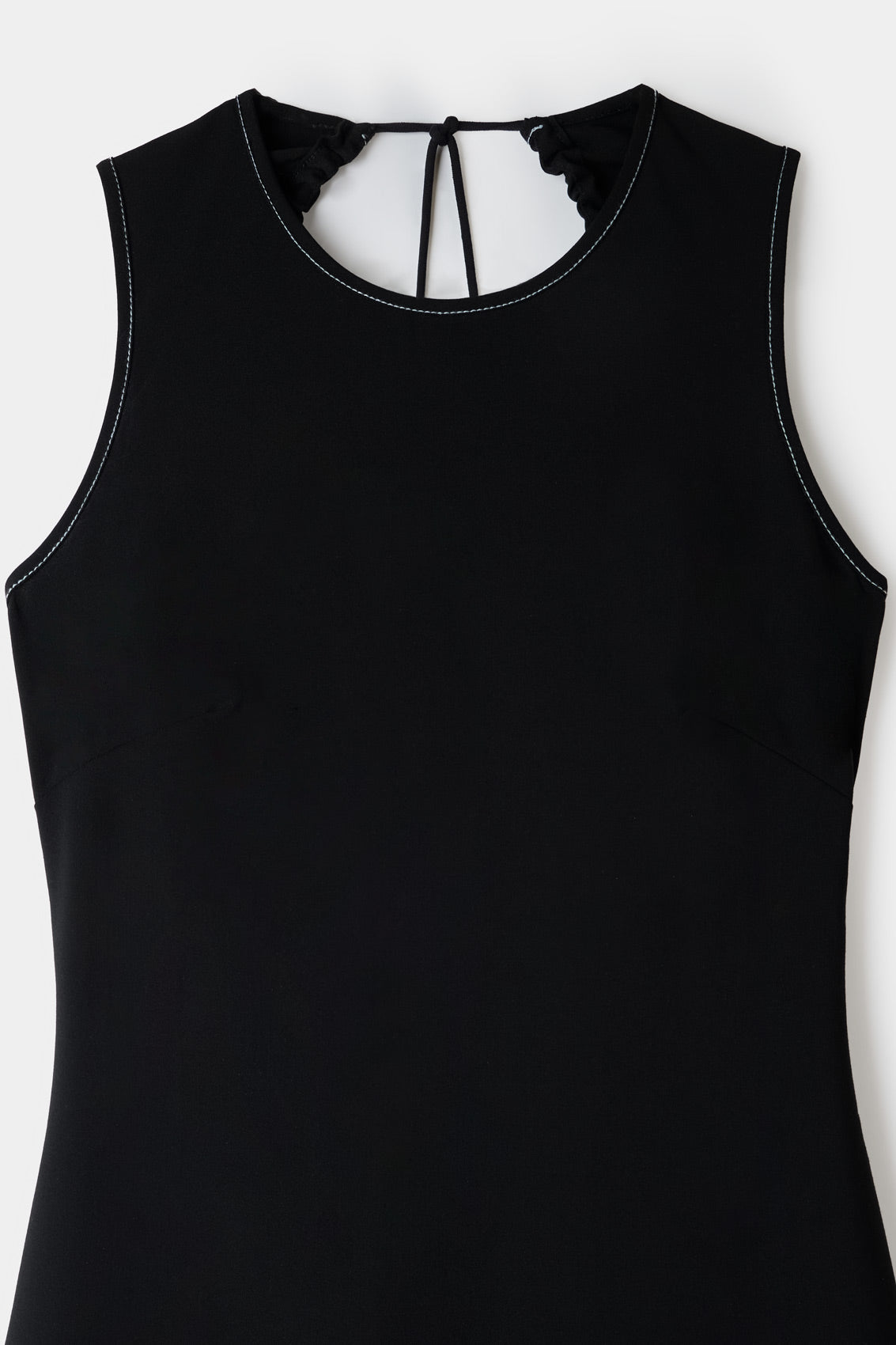 Buco midi dress in wool blend - Black