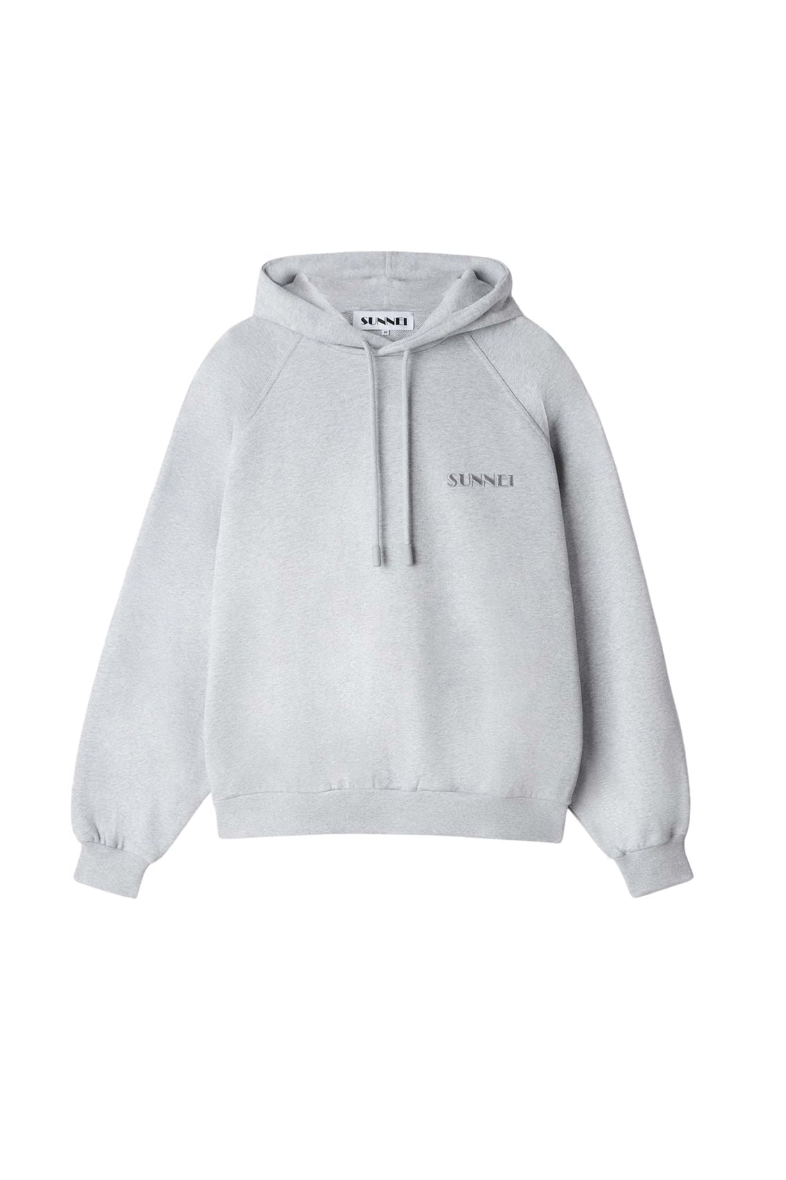 Small embroidered logo hoody - Grey
