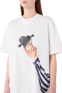 Cuore di pietra classic T-shirt - Off White