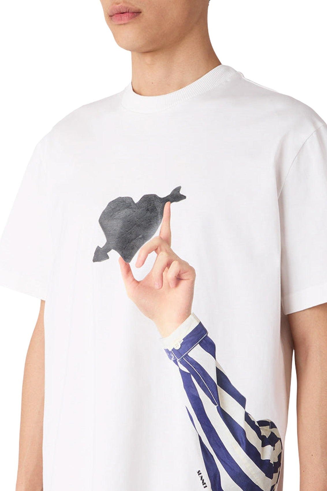 Cuore di pietra classic T-shirt - Off White